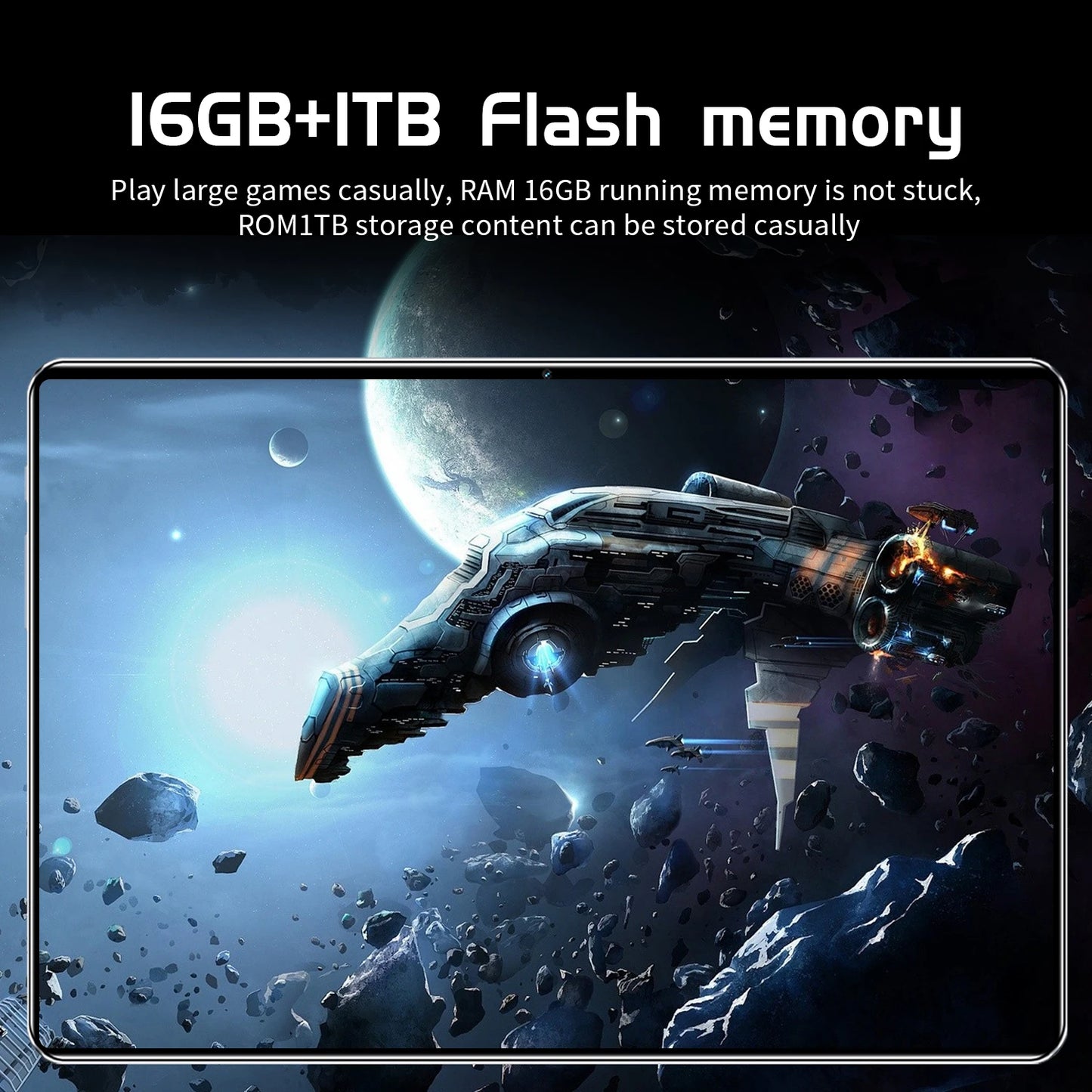5G Brand New Tablet - 12.9Inch 16GB Ram 1TB Rom