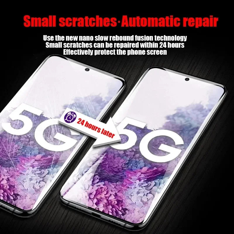 4-Piece Hydrogel Film Screen Protector for Samsung Devices