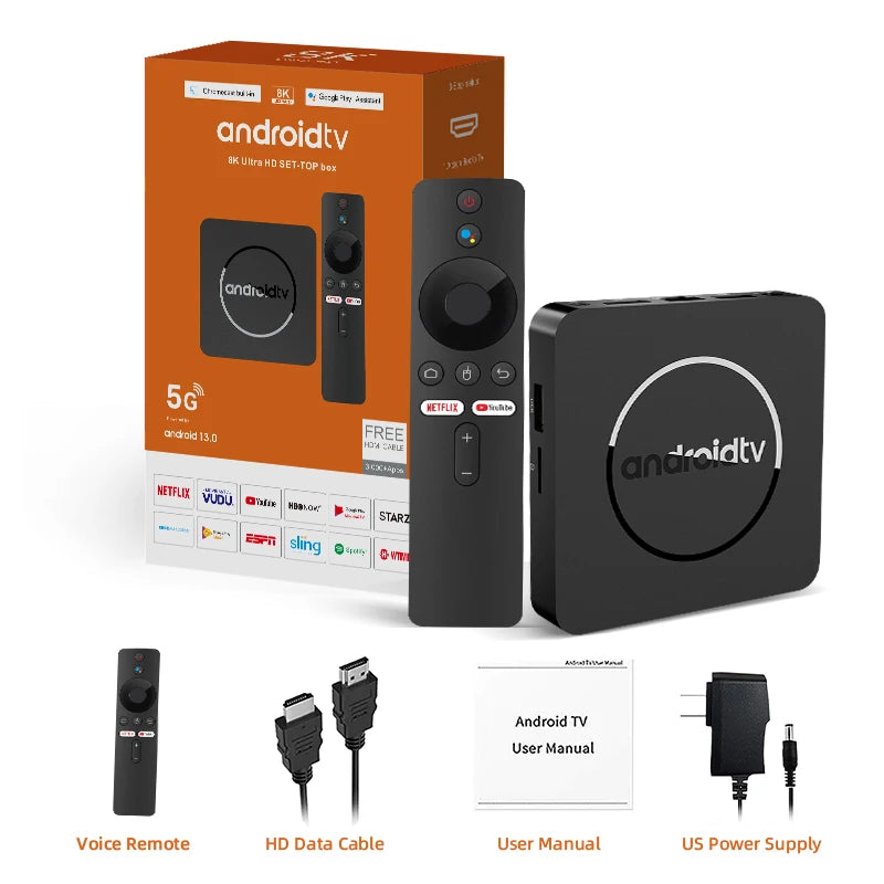 Q1 ATV Android 13 8K HDR Smart TV Box