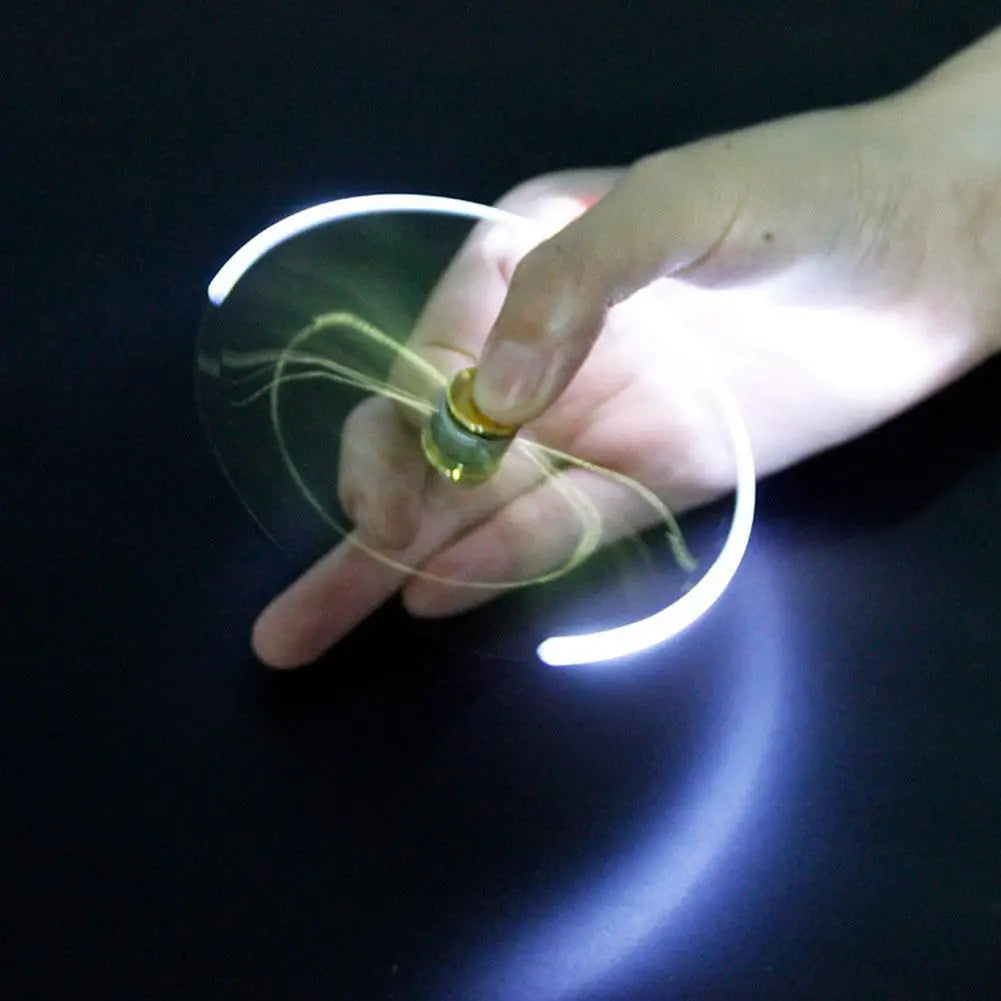 Creative Multi-Function LED Decompression Gyro Metal Ballpoint Pen