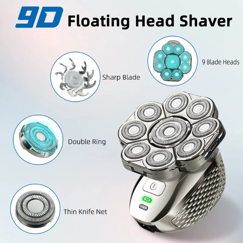 4D Head Rechargeable Shavers for Men & Women