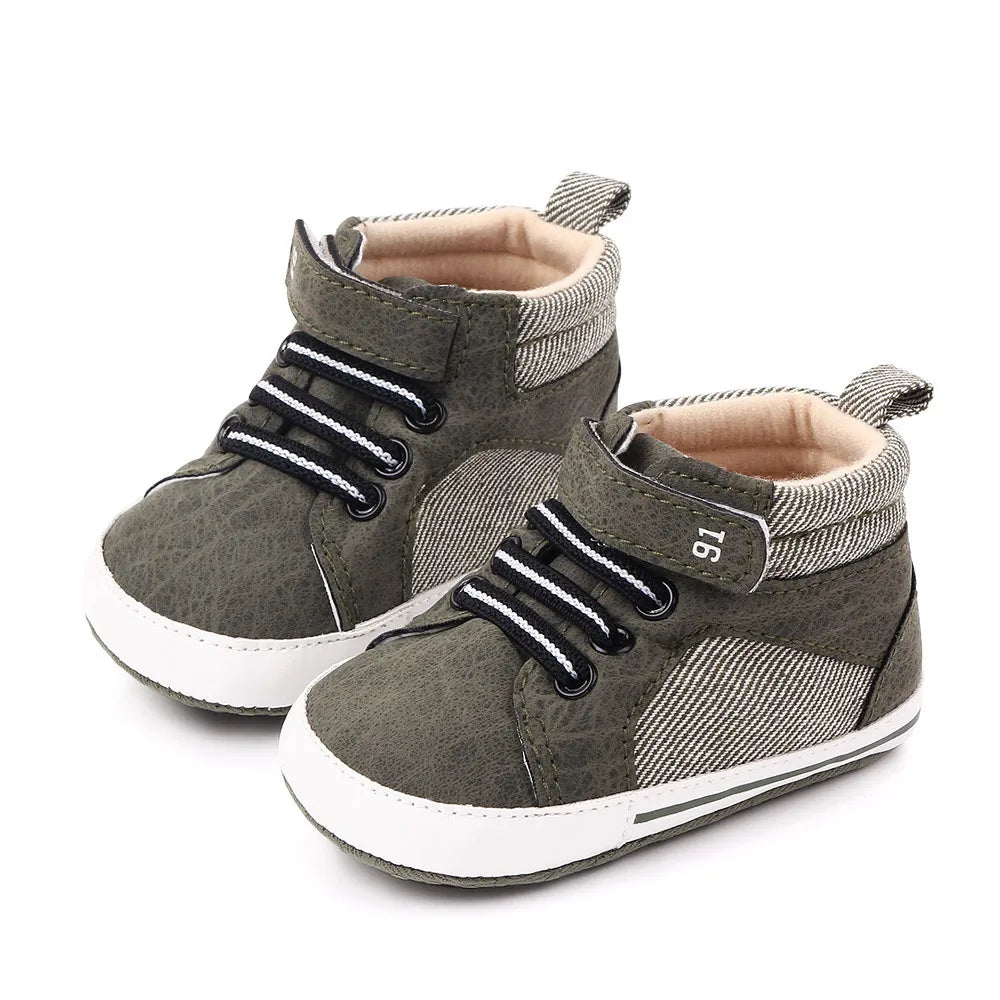 Fashion Brand Baby Boy Boots Shoes for Newborns and Infants