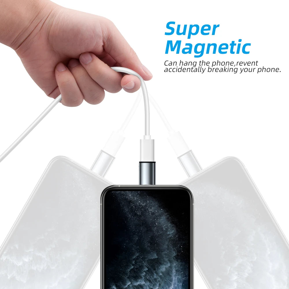 Type C Micro USB Convert Magnetic Adapter