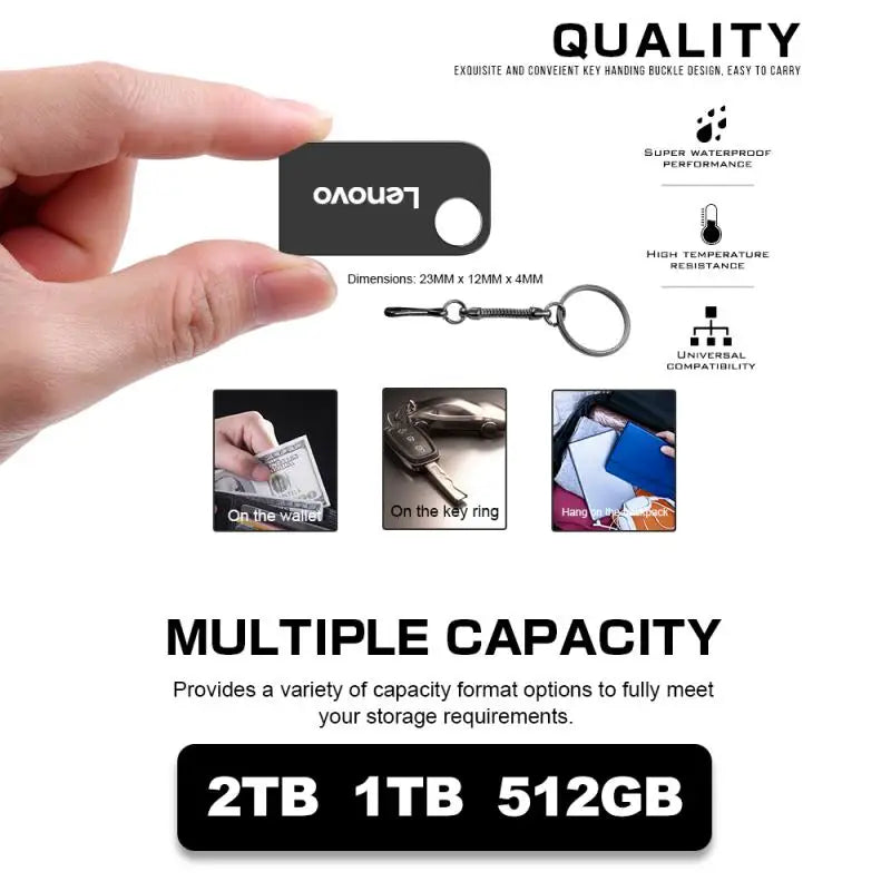 Lenovo Mini Pen/Flash Drive 2TB 1TB 512GB