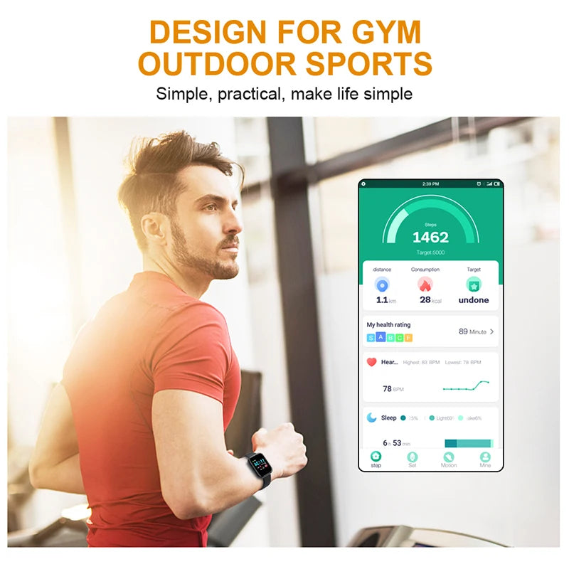 Fashion Smart Watch for Fitness, Health & Leisure