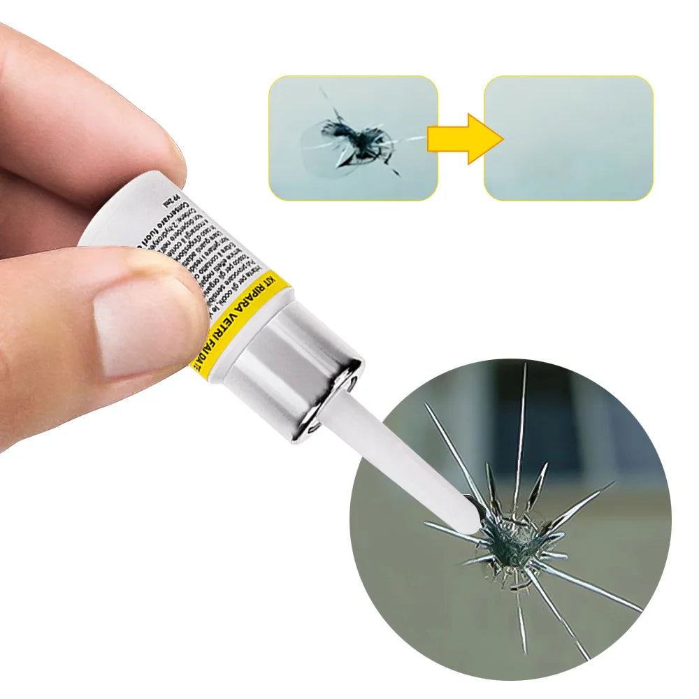 Car Cracked Windshield Repair Tool DIY/ Phone Screen Repair Kit