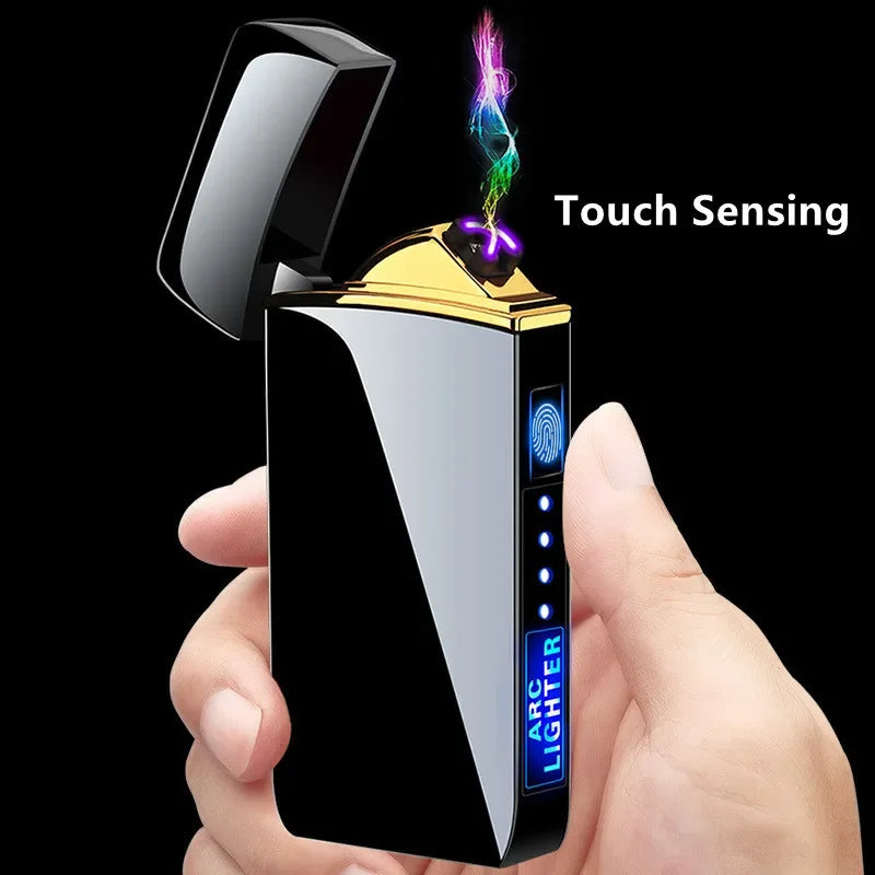 Hot Electric Rechargeable Windproof Metal Lighter