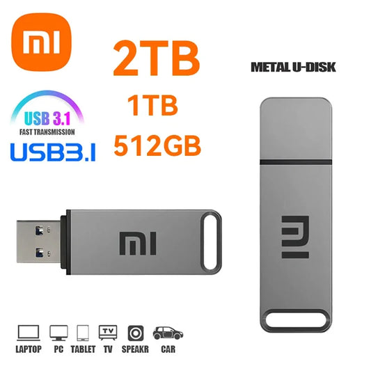 XIAOMI 2TB Original USB 3.1 Flash Drive High-Speed Pen Drive