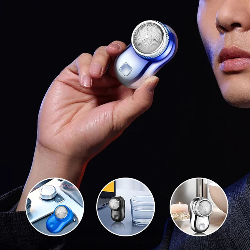 Mini Electric Pocket Size Travel Shaver For Men