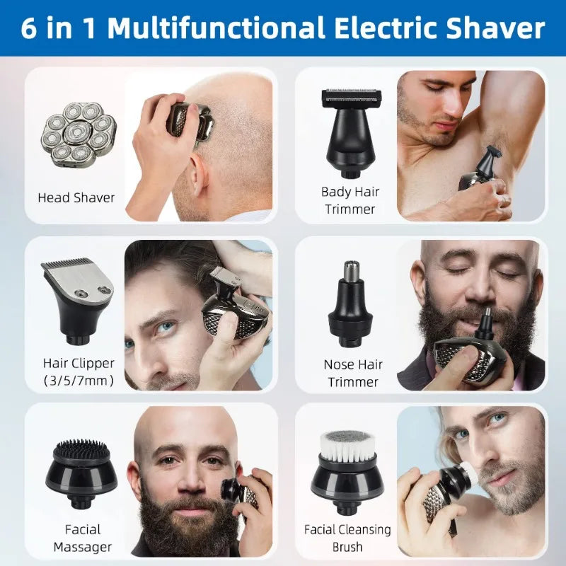 4D Head Rechargeable Shavers for Men & Women