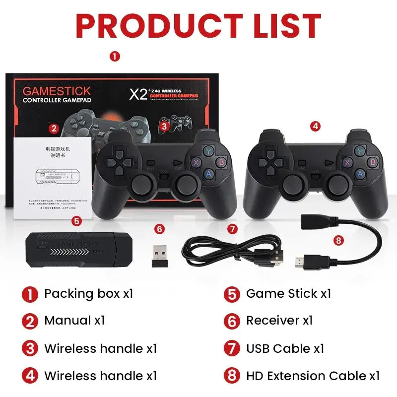 X2 Plus 256G 50000 Game GD10 Pro 4K Game Stick