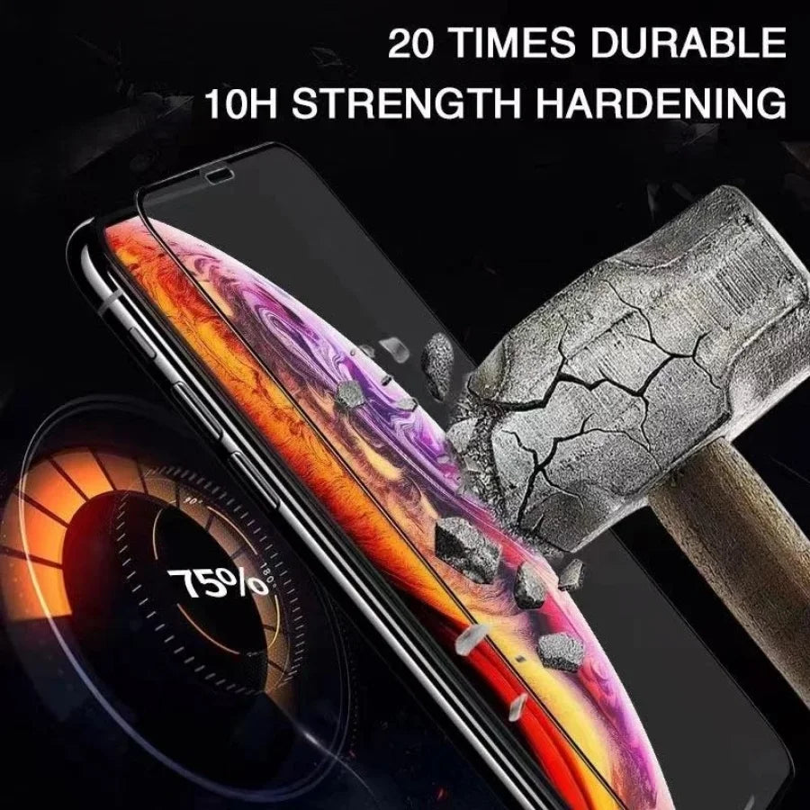 9D Tempered Glass Screen Protector for IPhone 11 Pro Max, 12, 13 Mini, 15, 14 Plus