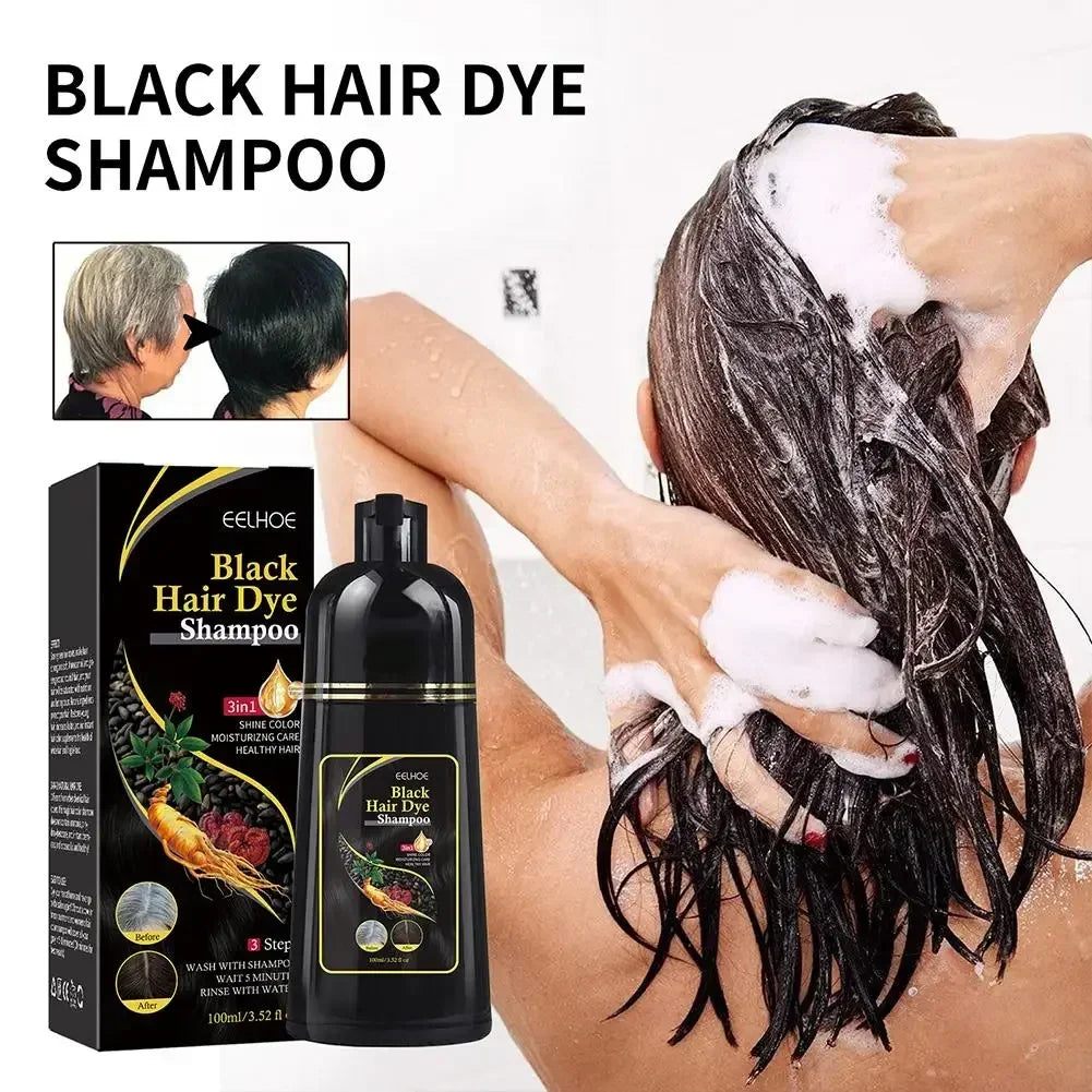 3 in 1 Natural Herbal Hair Dye Shampoo