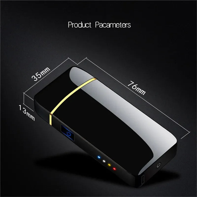 Hot Electric Rechargeable Windproof Metal Lighter
