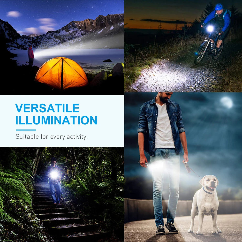 Ultra Bright Flashlight Rechargeable Torch