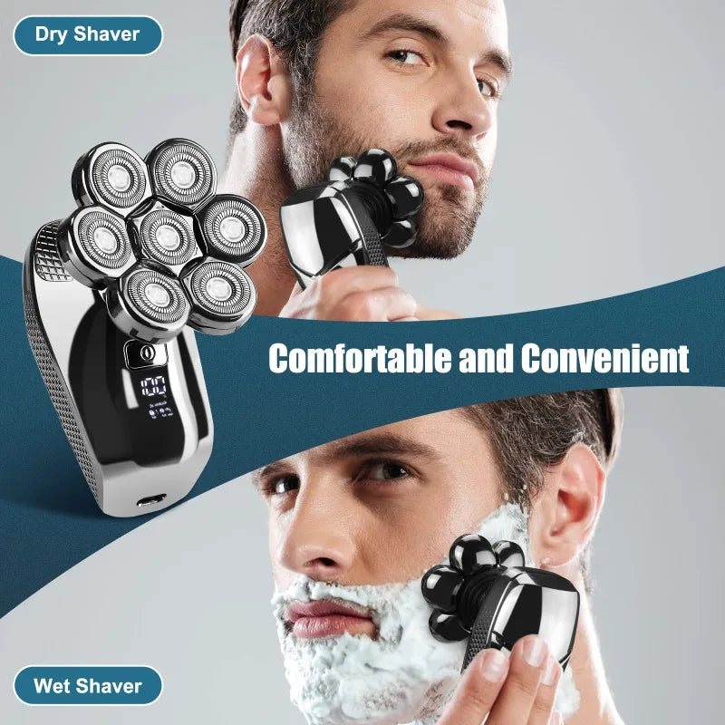 7D Shavers for Men & Women, Cordless Bald Head Shaver for Men