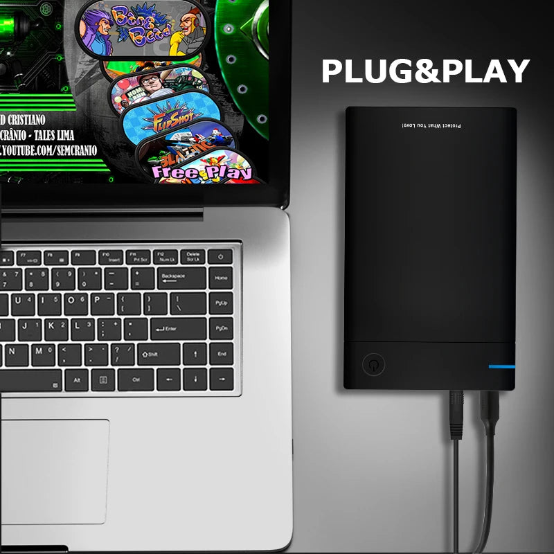 New HDD Retro Game Console with 40000 Games for PS4/PS3/PS2/WII/WIIU