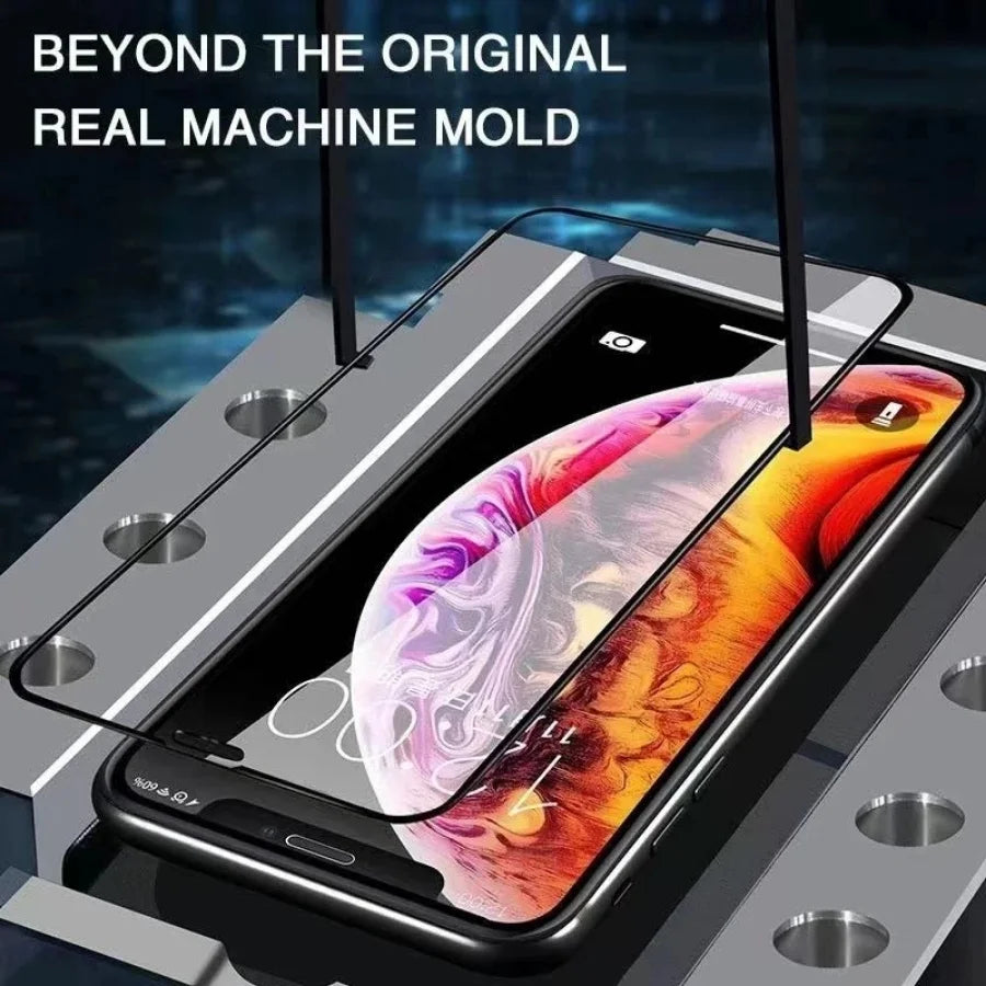 9D Tempered Glass Screen Protector for IPhone 11 Pro Max, 12, 13 Mini, 15, 14 Plus