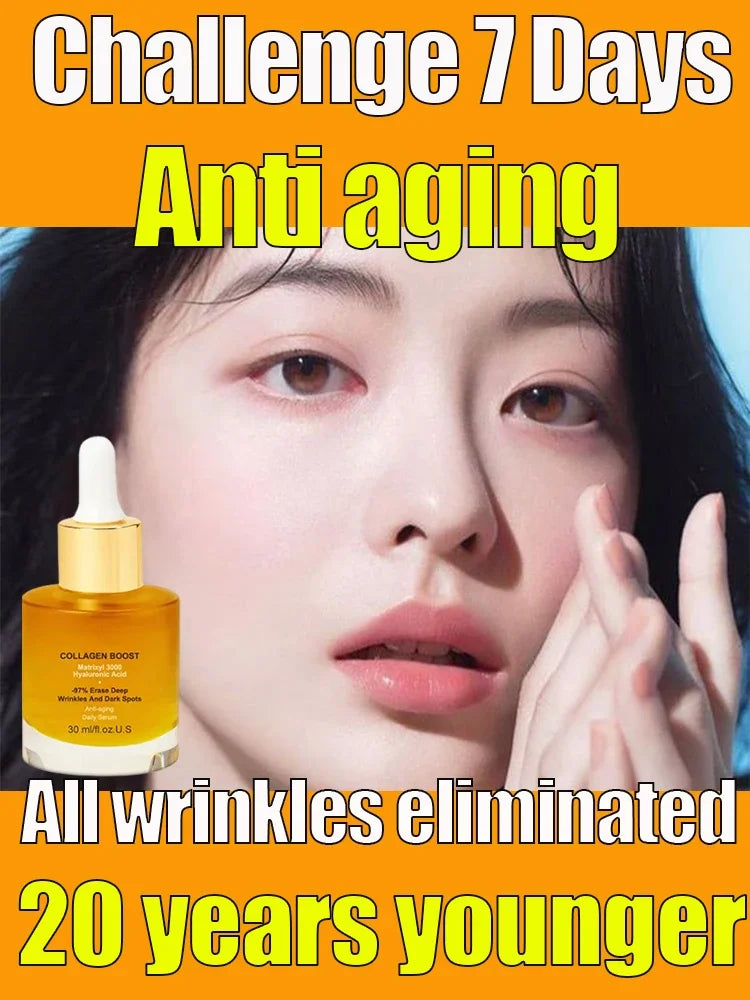 Collagen Wrinkle Remover Face Serum & Anti Aging Whitening Cosmetics