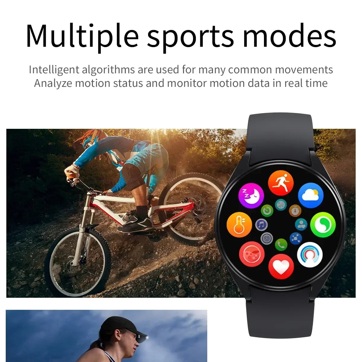 Xiaomi Smart Watch for Samsung Galaxy Watch 6 BT Call Full Touch Screen Waterproof