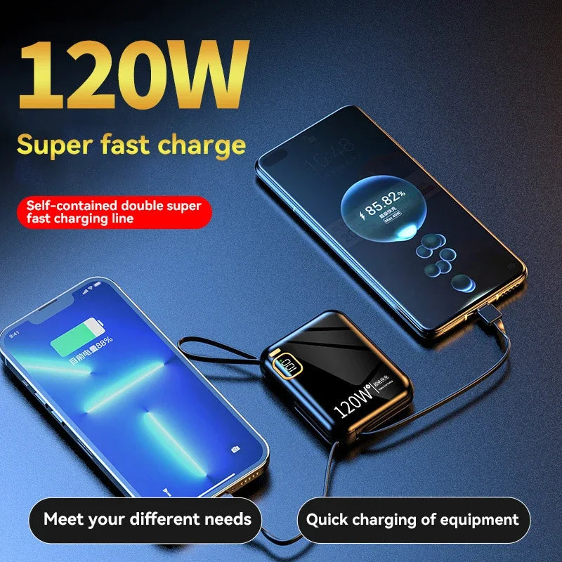 Lenovo 120W 50000mAh High Capacity Portable Power Bank