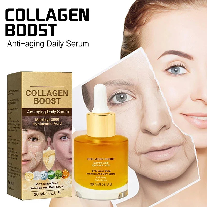 Collagen Wrinkle Remover Face Serum & Anti Aging Whitening Cosmetics