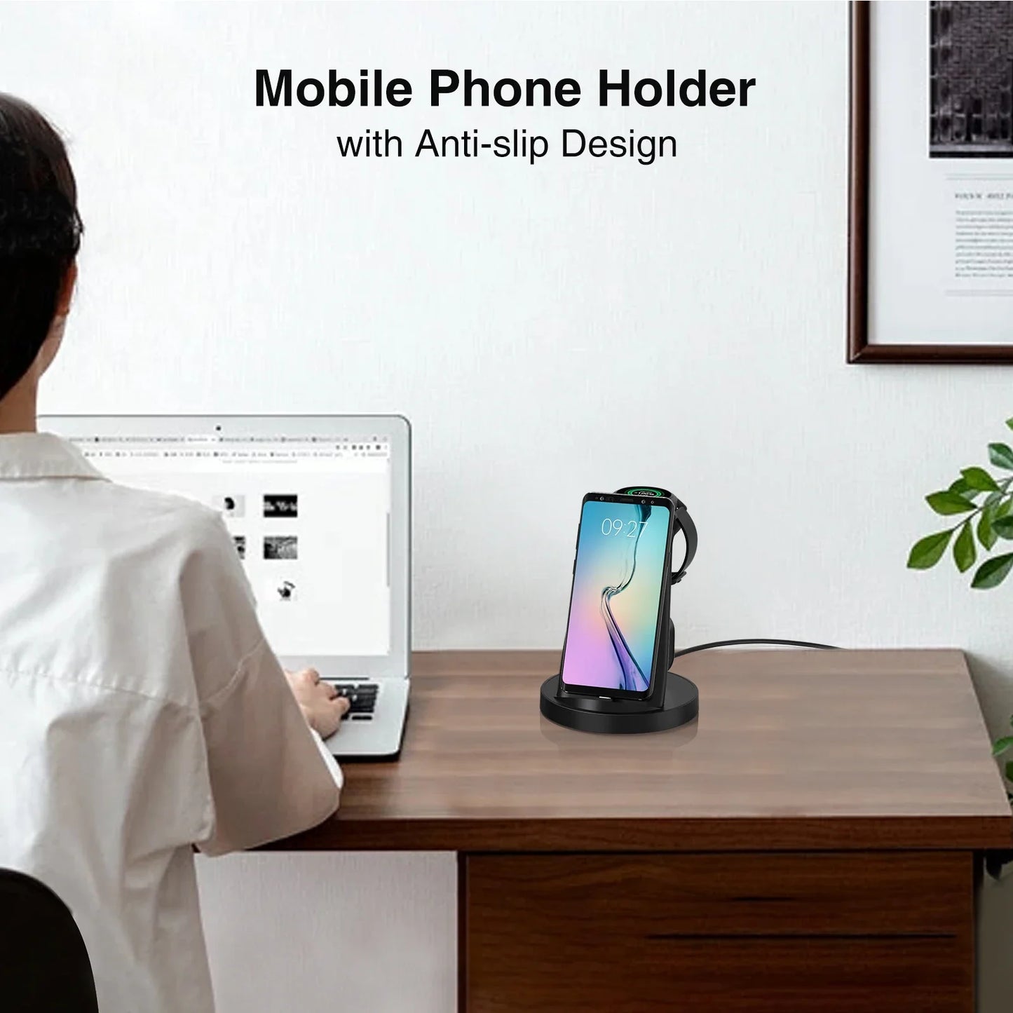 3 in 1 30W Travel Wireless Charger For Samsung Galaxy Phones and Watches