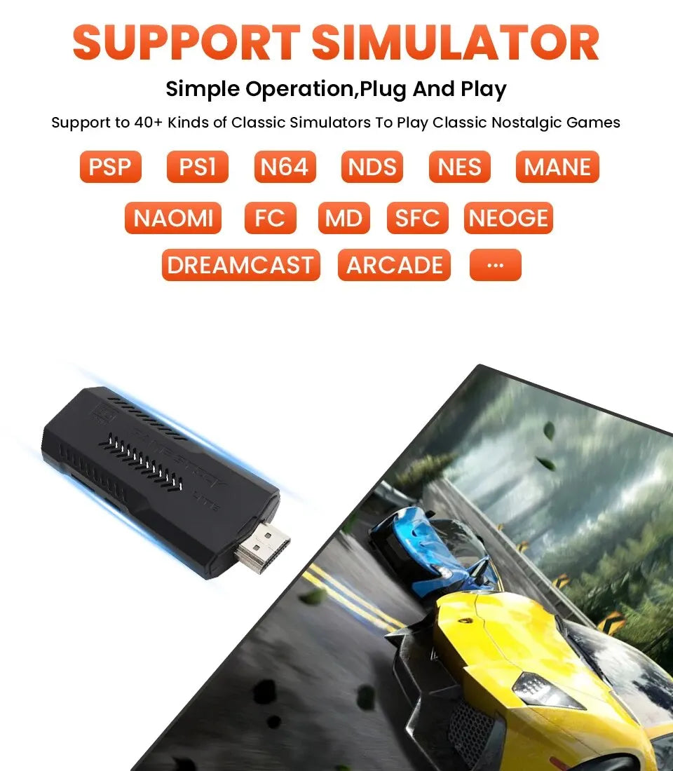 X2 Plus 256G 50000 Game GD10 Pro 4K Game Stick