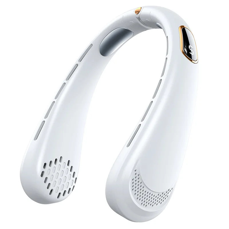 Portable USB Rechargeable Mini Hanging Neck Cooler Fan