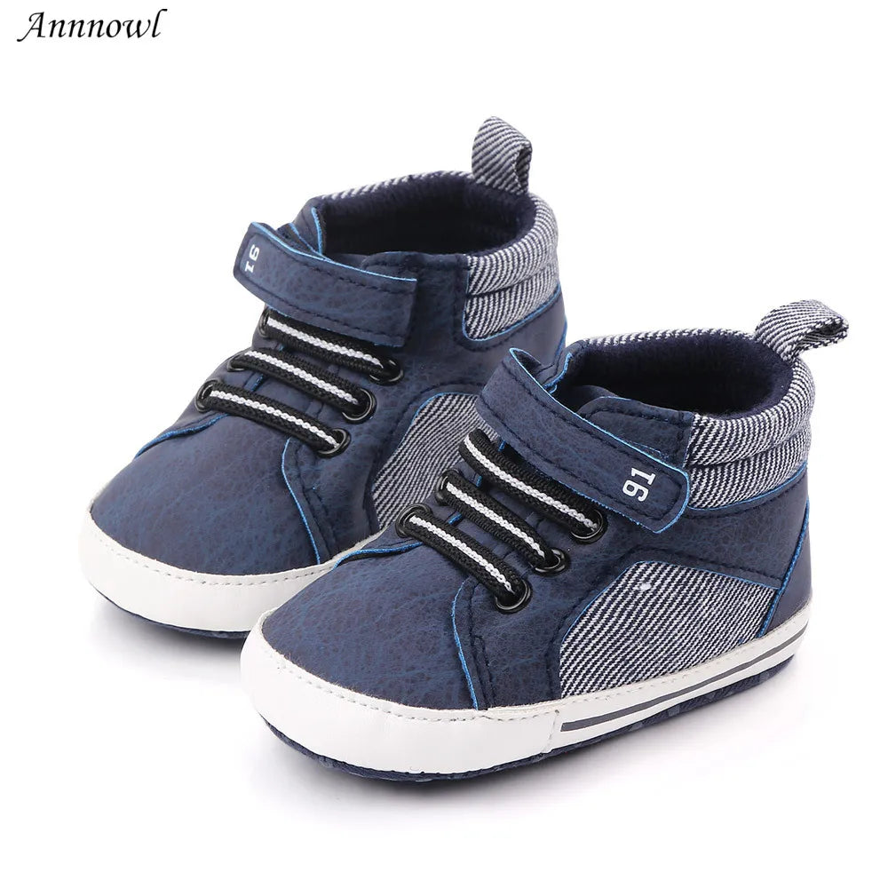 Fashion Brand Baby Boy Boots Shoes for Newborns and Infants