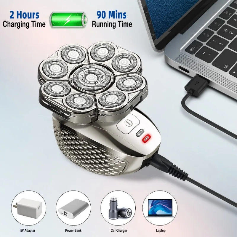 4D Head Rechargeable Shavers for Men & Women
