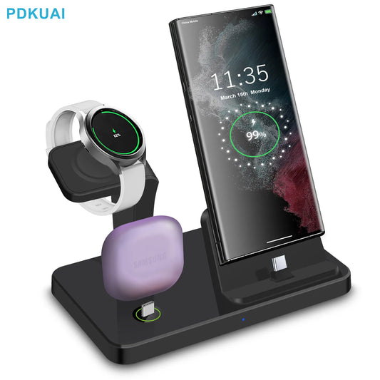 Charging Station for Samsung S23 S22 S21 and Galaxy Watch