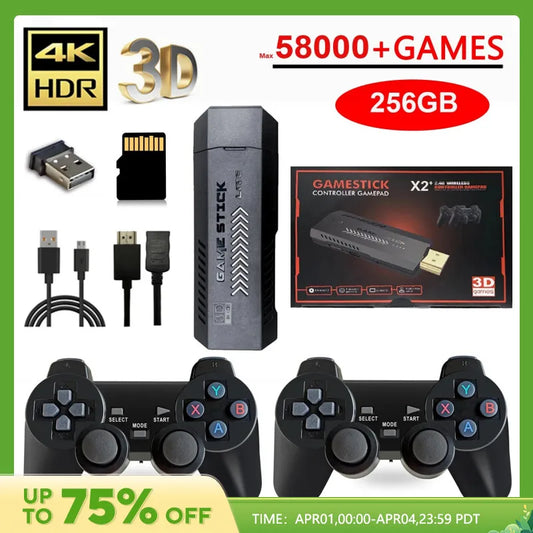X2 Plus 256G 50000 Game GD10 Pro 4K Game Stick