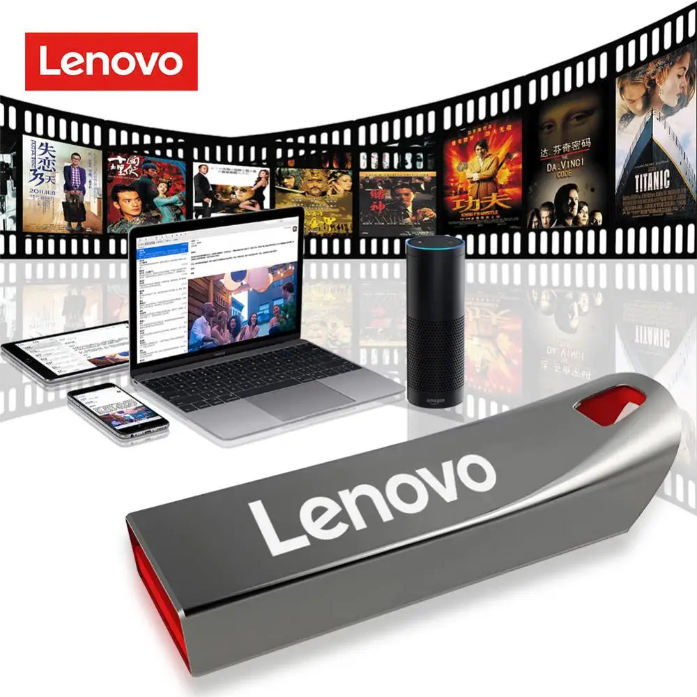 Lenovo Metal U Disk Portable Pen Drive