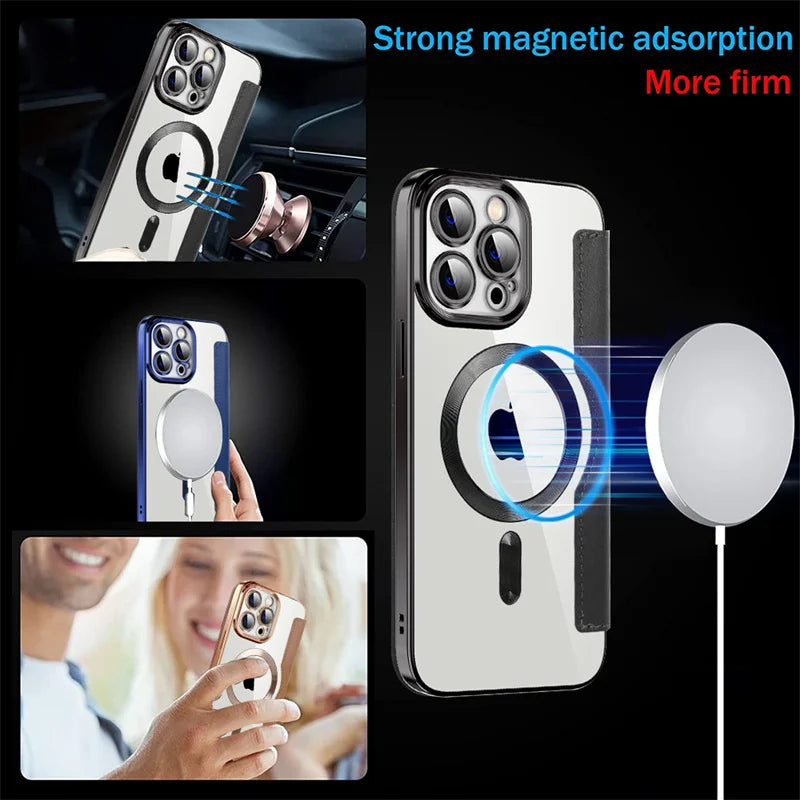 Wireless Charge Case for iPhone 11 12 13 14 Pro Max - Iphone 15 Plus