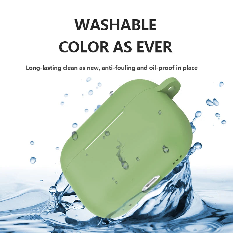 New Silicone Cover Case For Apple Airpods Pro 2 with Hook Skin Bluetooth