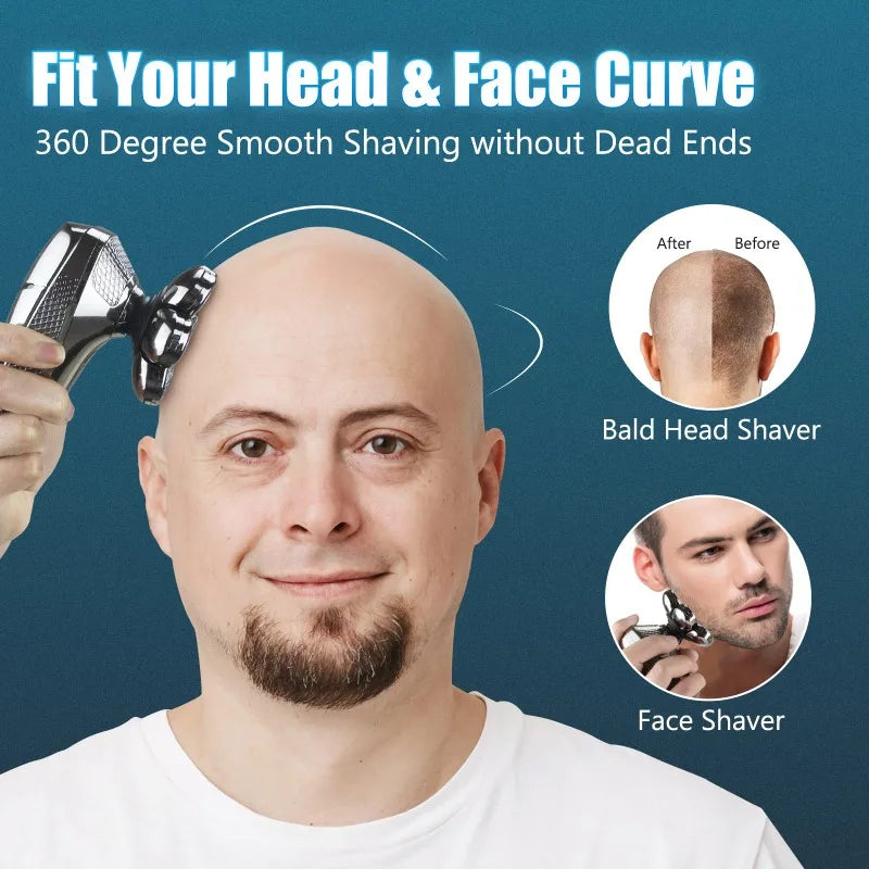 7D Shavers for Men & Women, Cordless Bald Head Shaver for Men