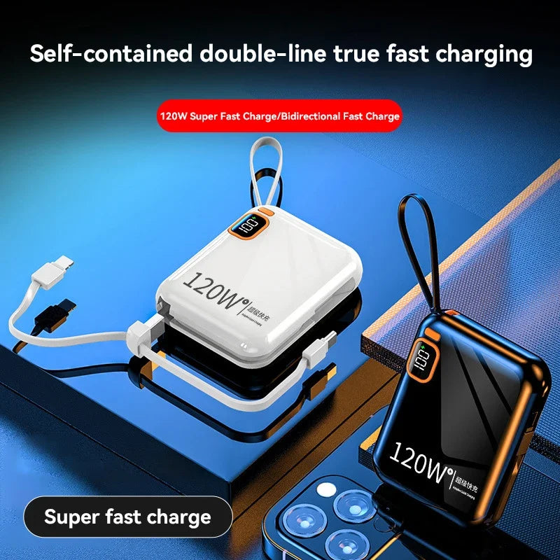 Lenovo 120W 50000mAh High Capacity Portable Power Bank
